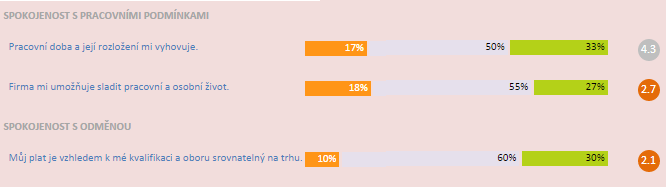 Funkcia výpisu problémových otázok – Prieskum spokojnosti zamestnancov – TCC online